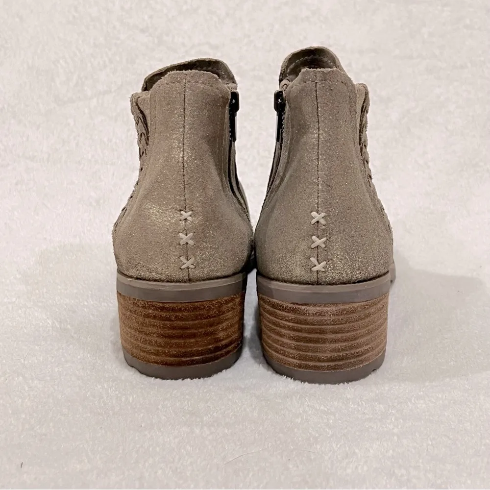 REEF Metallic Leather Voyage Ankle Boot Size 7.5 - Image 9