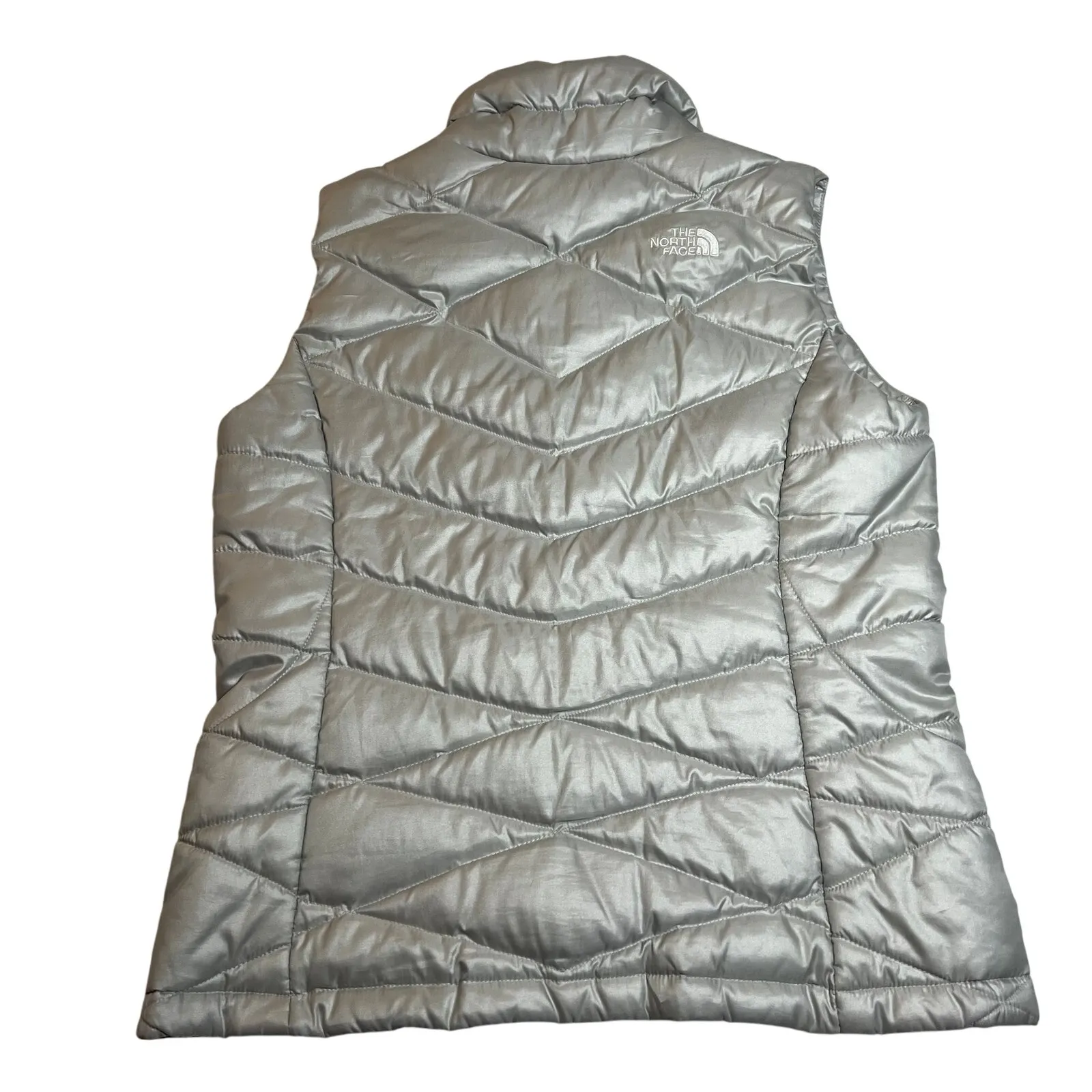 The North Face Women's 550 Fill Goose Down Nylon Quilted Puffer Vest Size Small - Image 2