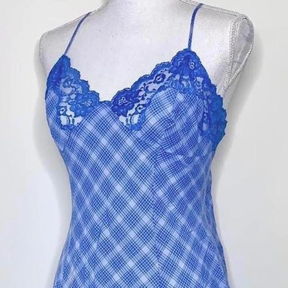 Victoria’s Secret Y2K Plaid Slip Dress - Image 2