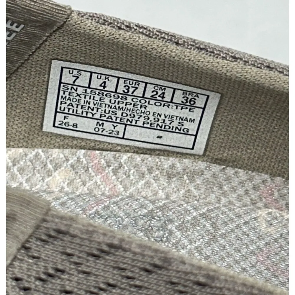 Skechers Slip Ins Womens Shoes Reggae Fest 2 158698 Guiding Light Size 7 Taupe - Image 9