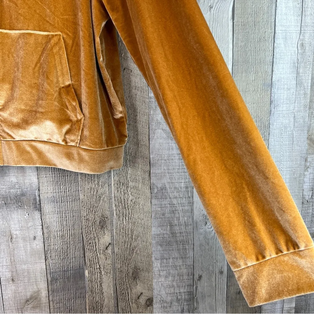 Fabletics Caramel Honey Color Zippered Front Hoodie w/Pockets - Image 7