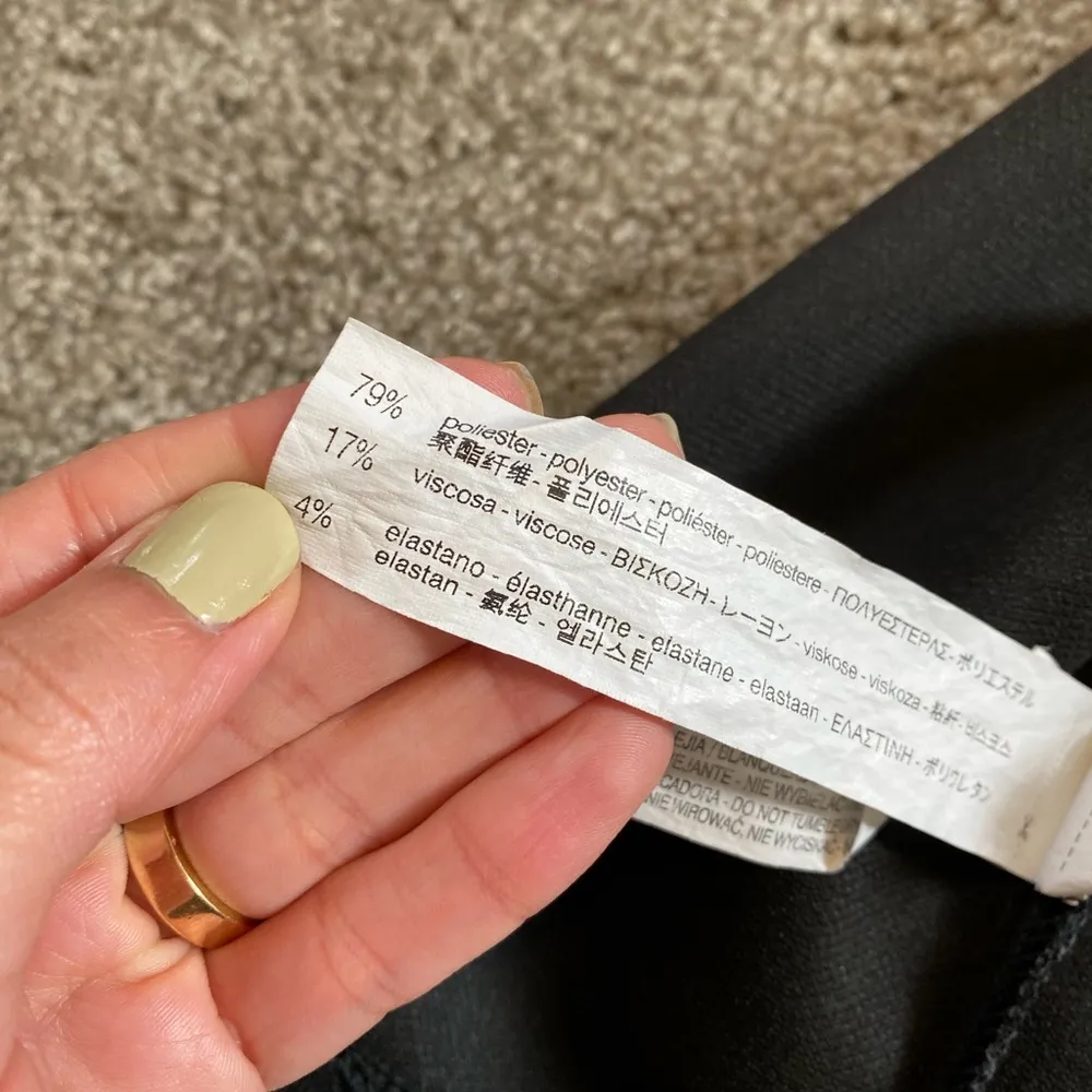 Zara black Crop top with zipper - Image 8