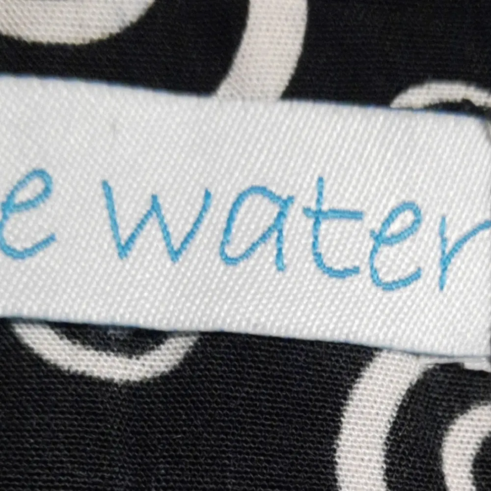 Blue Water Swimsuit Cover Up Small Black - Image 3