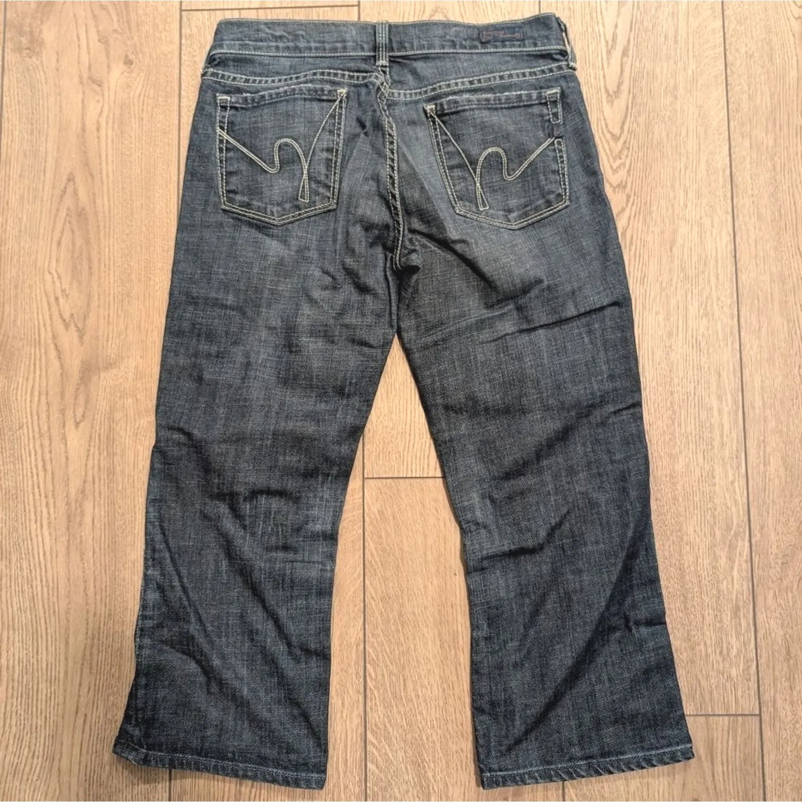 Citizens of Humanity‎ Womens 28 Kelly Low Waist Cropped Jeans Stretch Capri USA - Image 6