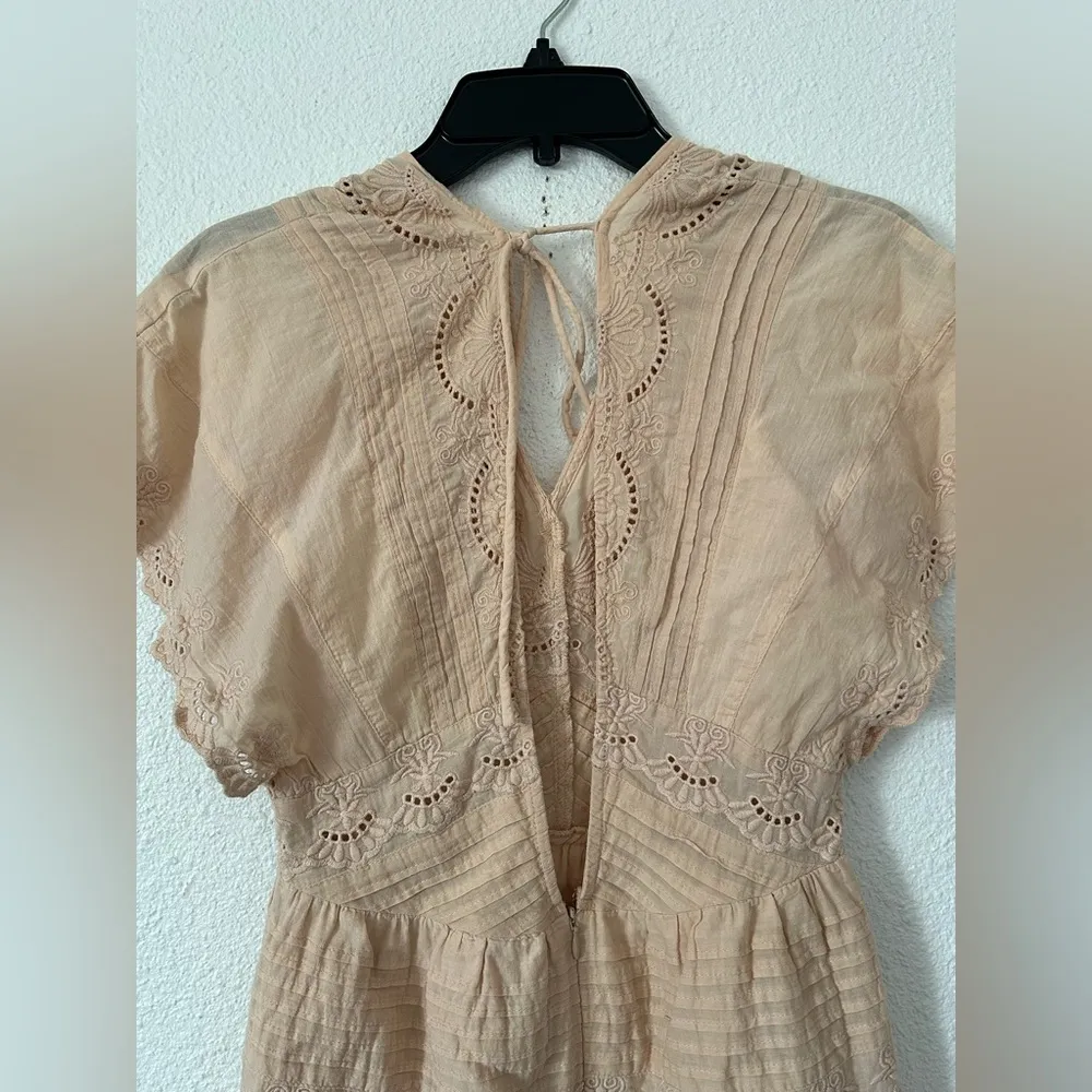 AMUSE SOCIETY Moonrise Dress in Almond Cream sz small in Almond Cream - Image 7