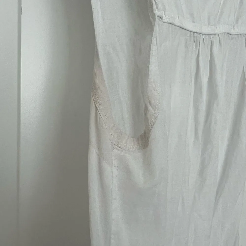 Tory Burch White Sleeveless Top 14 RUNS SMALL - Image 4