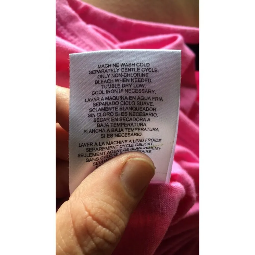 Jones New York Faux Lace Up Short Sleeve Top - Image 8