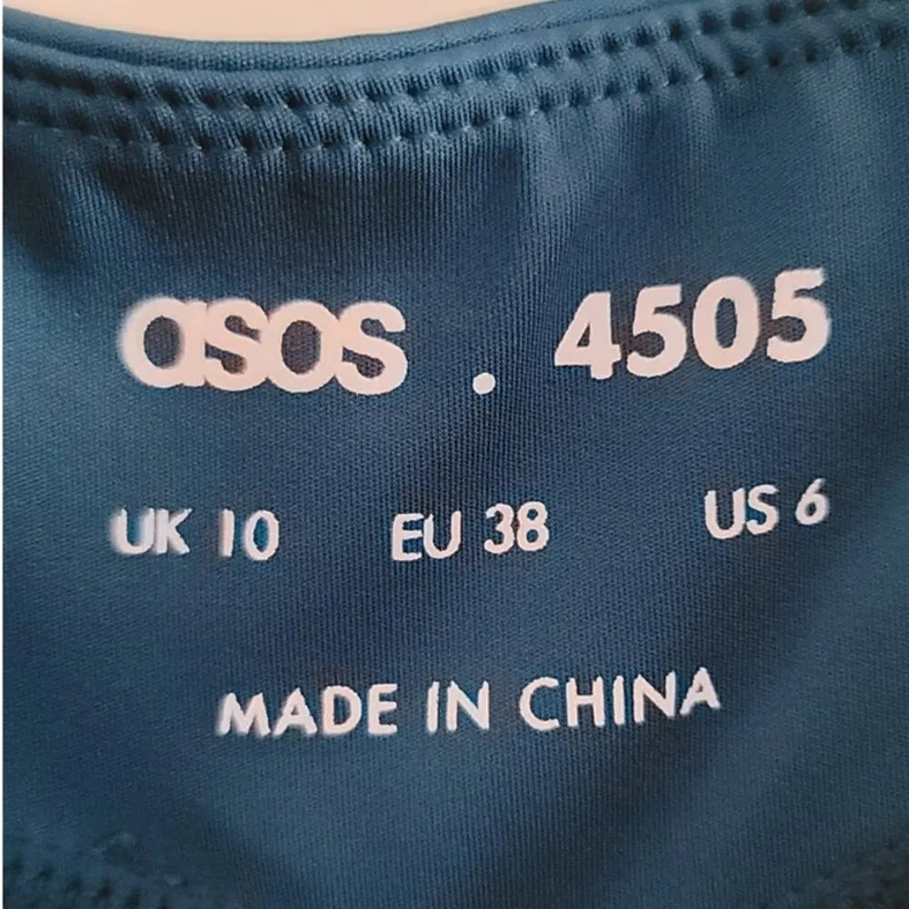 ASOS 4505 Maternity Leggings Teal 6 - Image 3