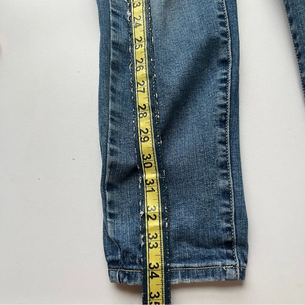 KanCan Women's Blue Straight Leg Jeans Size 26 - Image 10