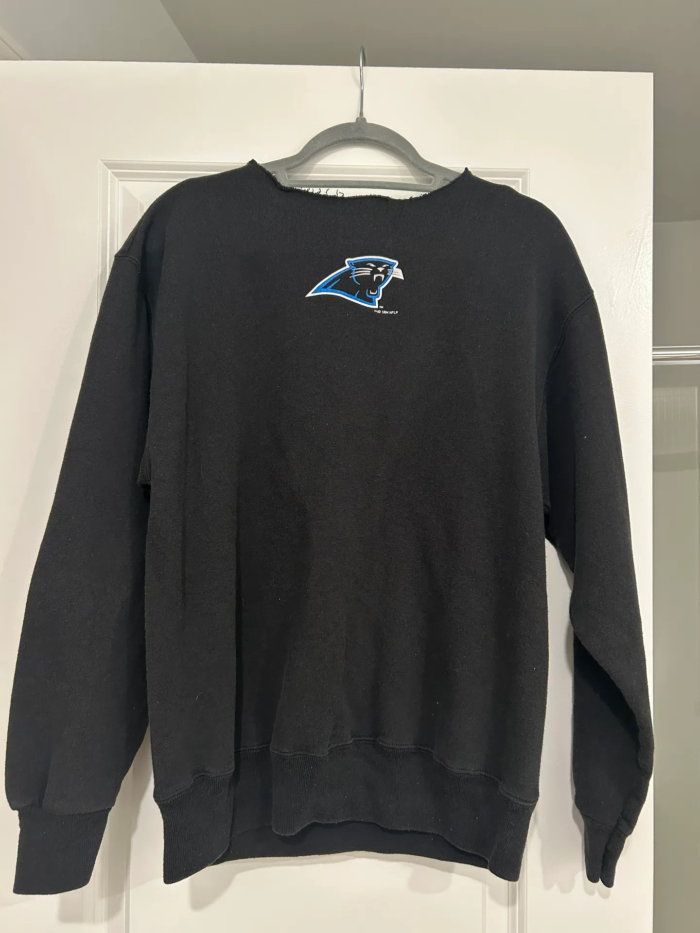 Carolina Panther Crewneck Black Size M - Image 3