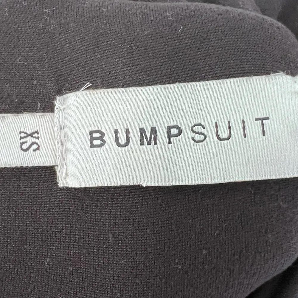 Bumpsuit The Penelope Maternity Unitard Stretch Jersey Jumpsuit Maternity Sz XS Black - Image 6