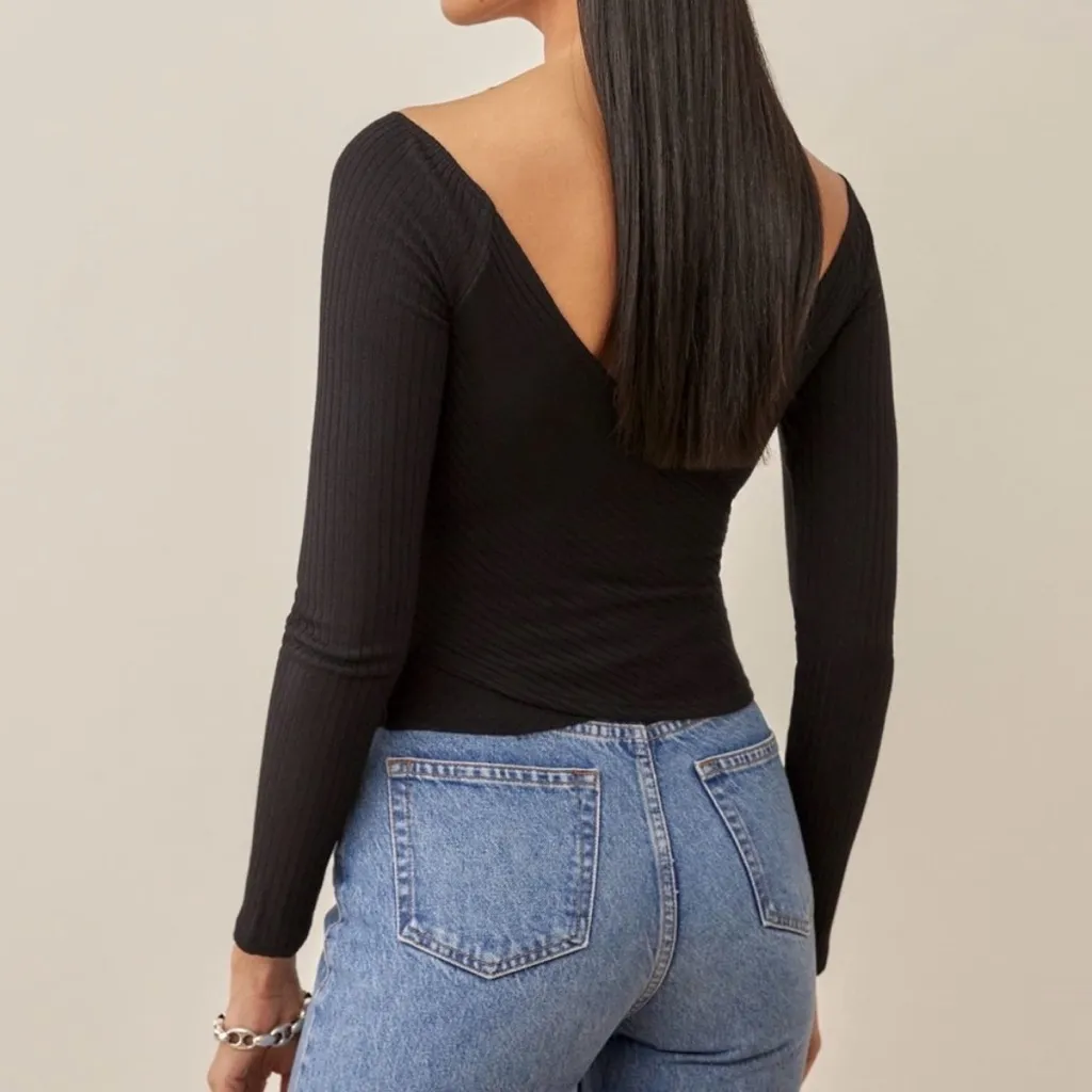 Reformation Minnie Knit Top - Image 3