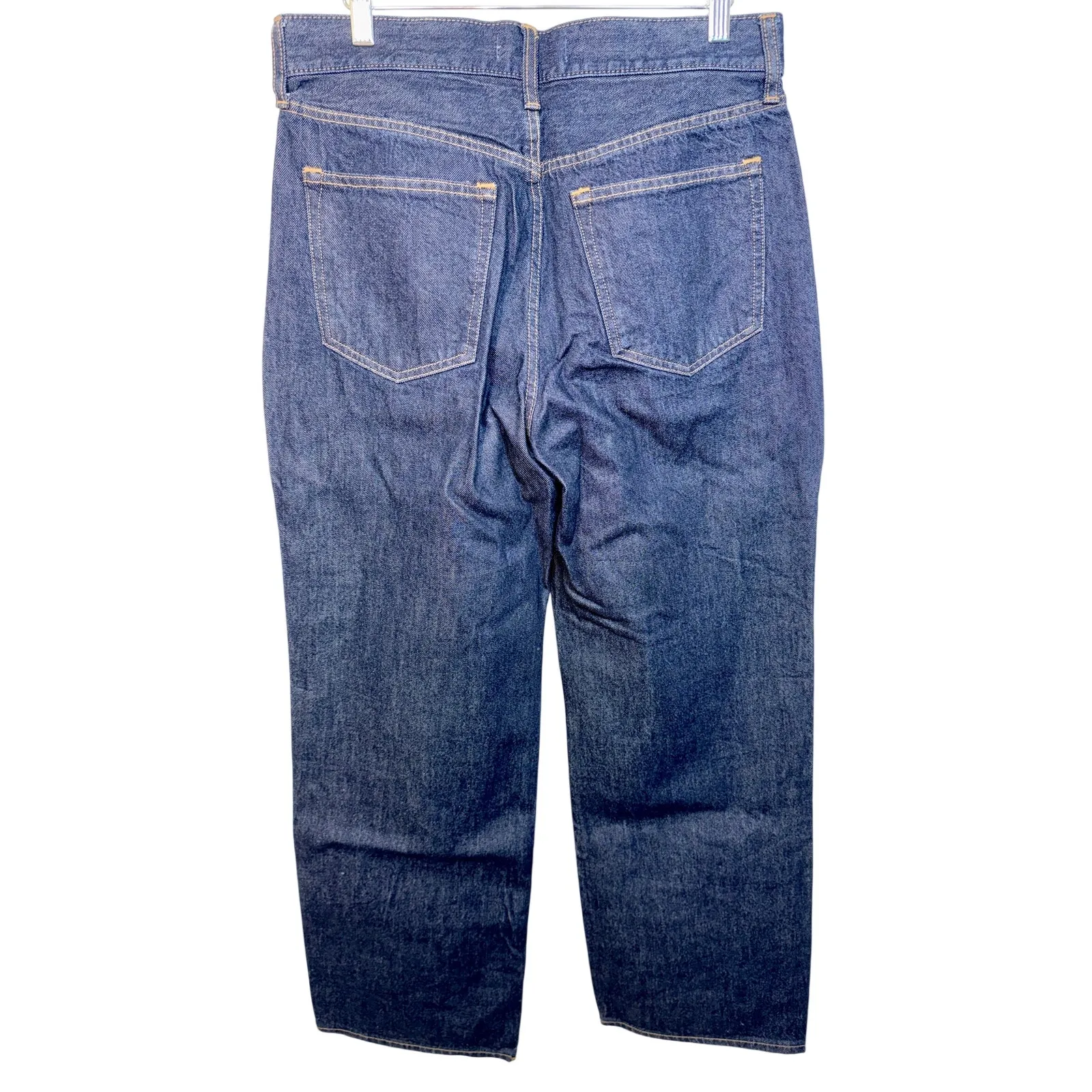 Abercrombie & Fitch The Loose High Rise Straight Leg Blue Jeans Womens Size 29 8 - Image 2