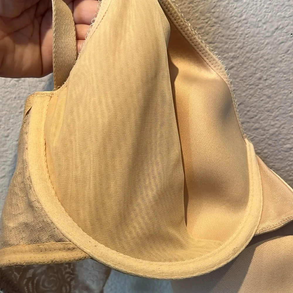 Wacoal Women’s Bra Underwire 953205 Beige Lace Size 38DDD - Image 8