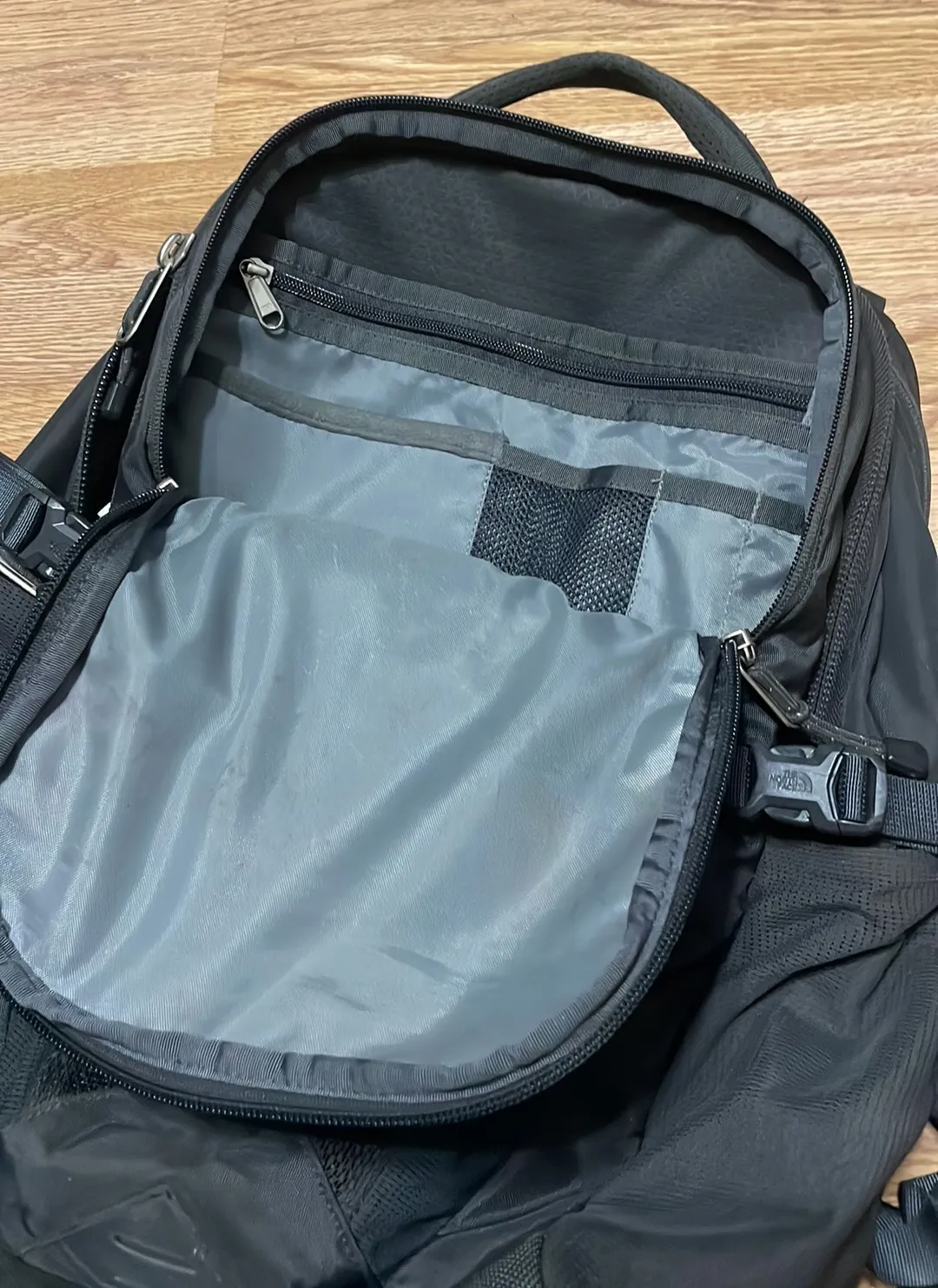 The North Face Dark Grey Backpack - Image 2