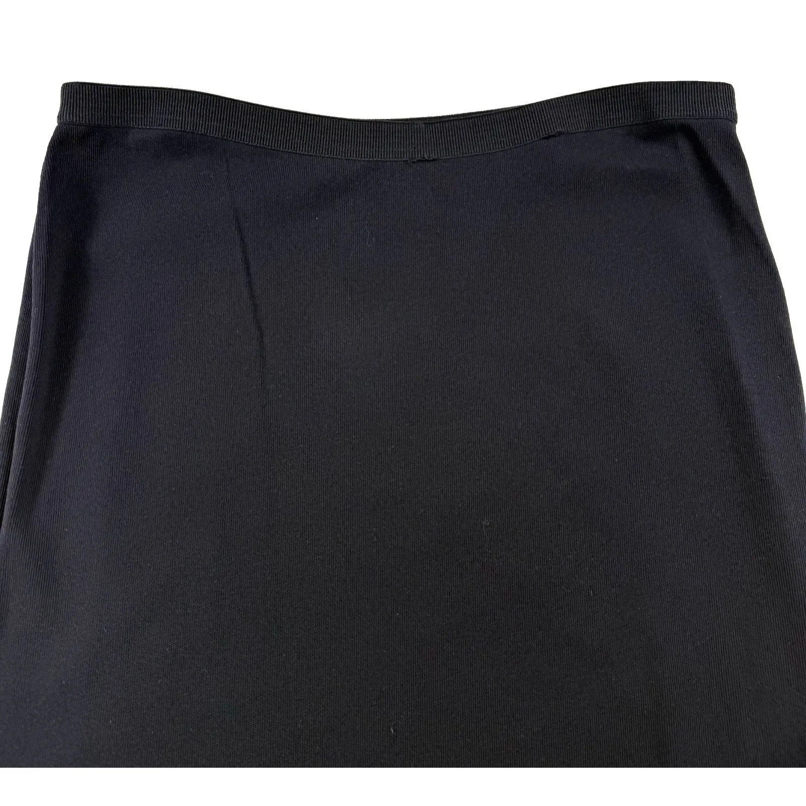 Gap  Slit Maxi Skirt Size Large Dark Navy Pull On Comfort Wardrobe Basic Casual - Image 4