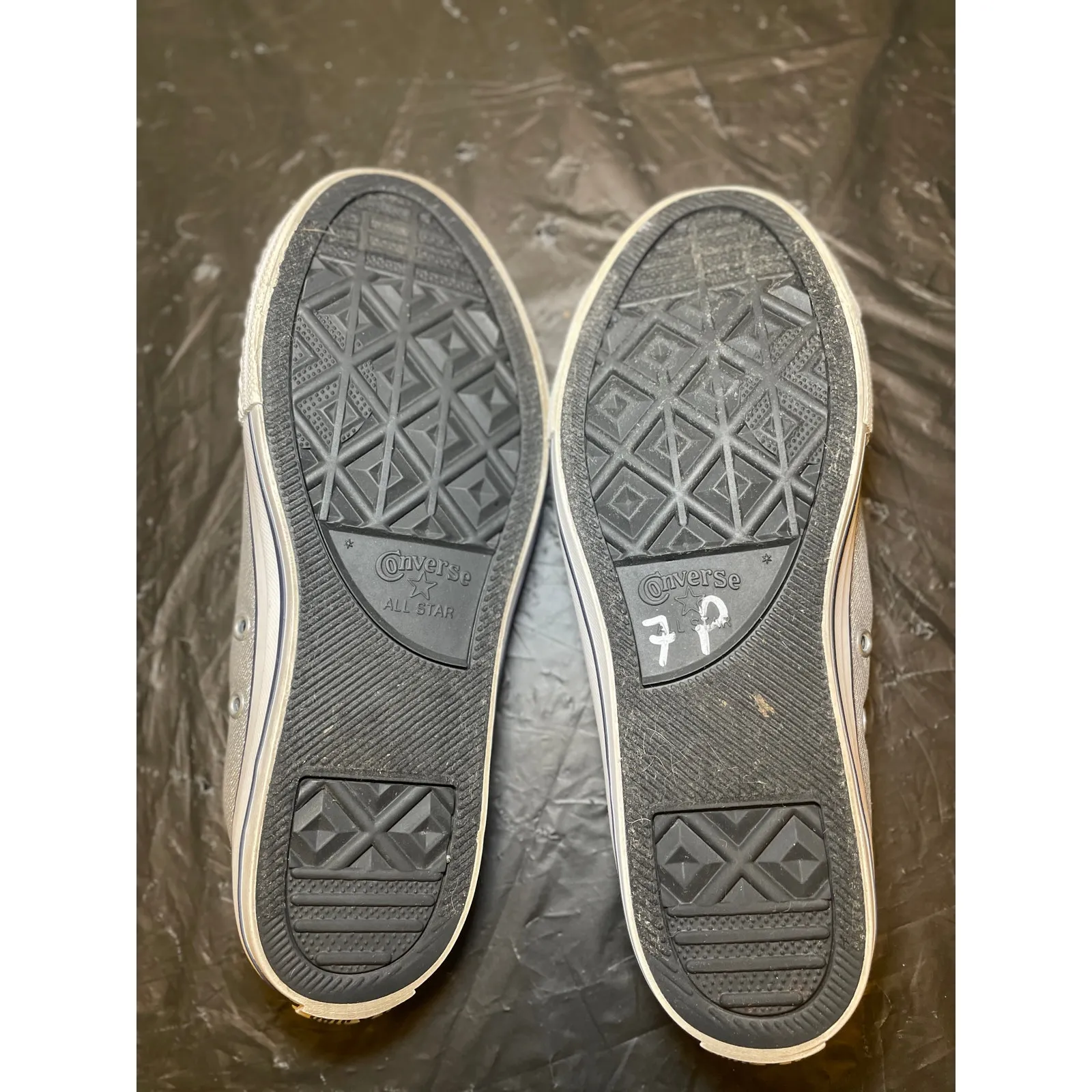 Converse All Stars Shoreline Slip-On Sneakers - Women Size 6 - Silver Metallic - Image 3