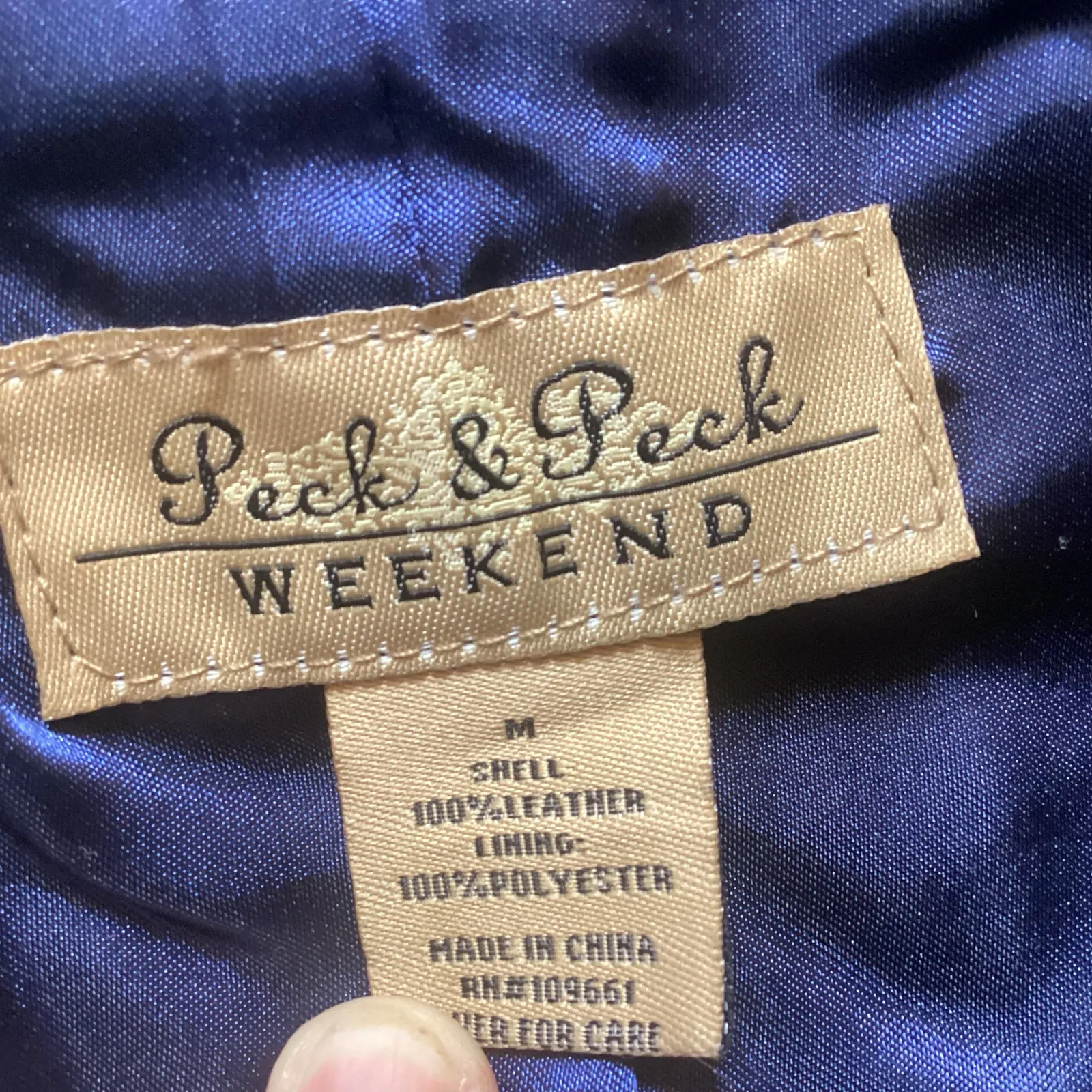 Peck & Peck Genuine Leather Jacket - Image 6