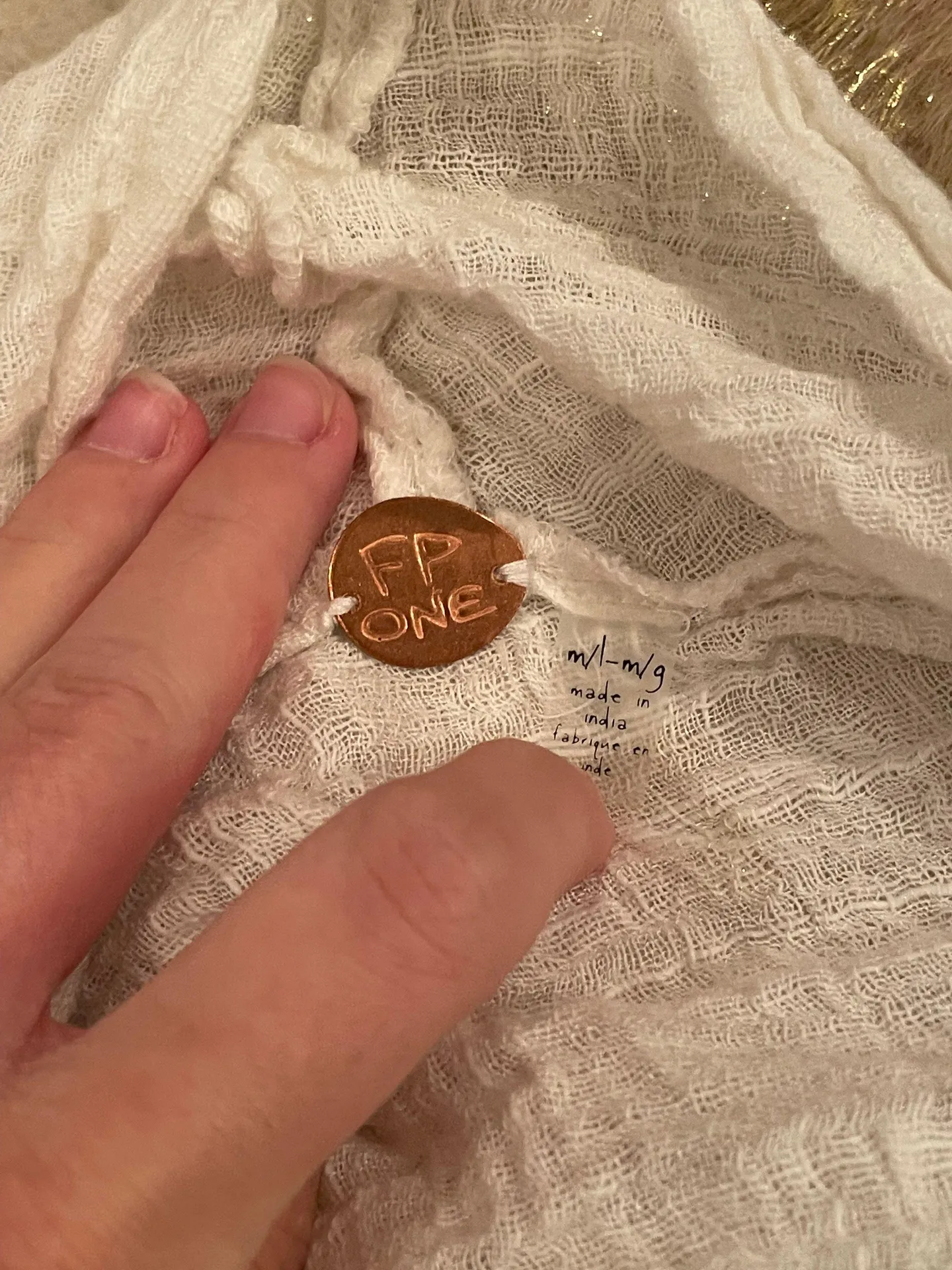 Free People Amaira Eyelet Front Shark bite Hem Open Front Kimono - Image 4