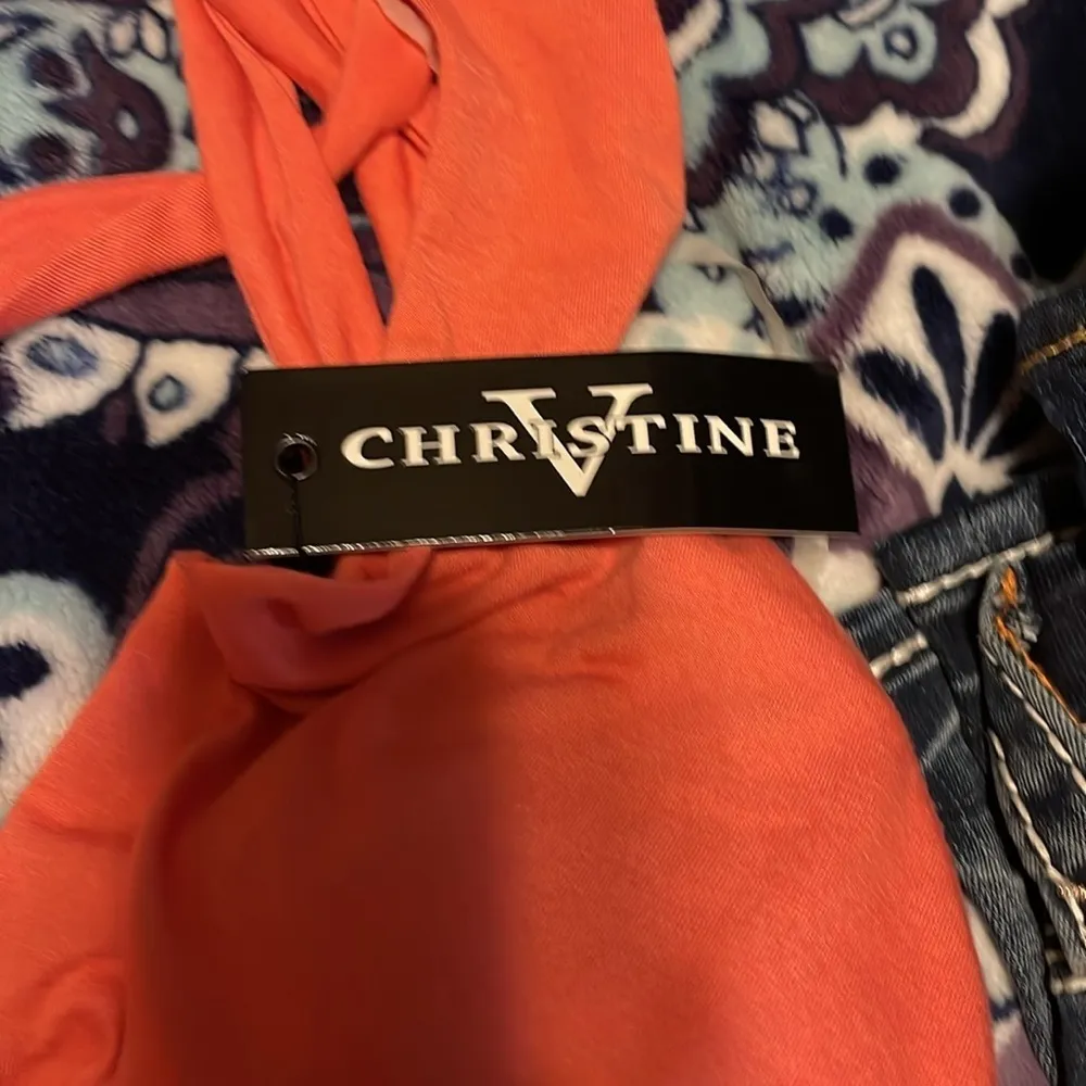 NWT Christine V Coral Maxi Dress Sz XL Pink - Image 7