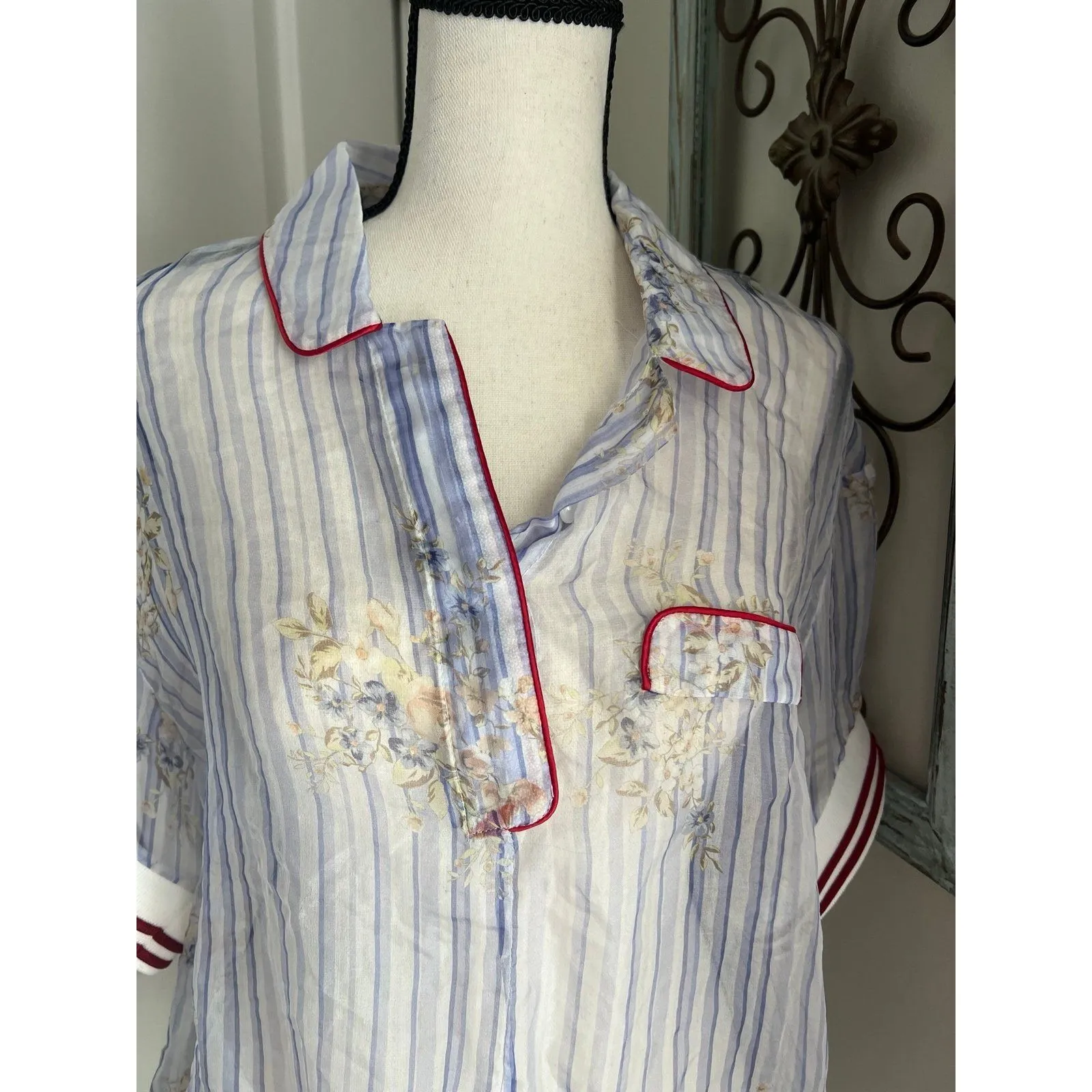Stella Jean silk blouse Size 4 - Image 2