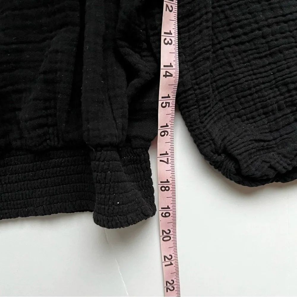 Michael Stars Black Kate Square Neck Top Size X-Large - Image 5