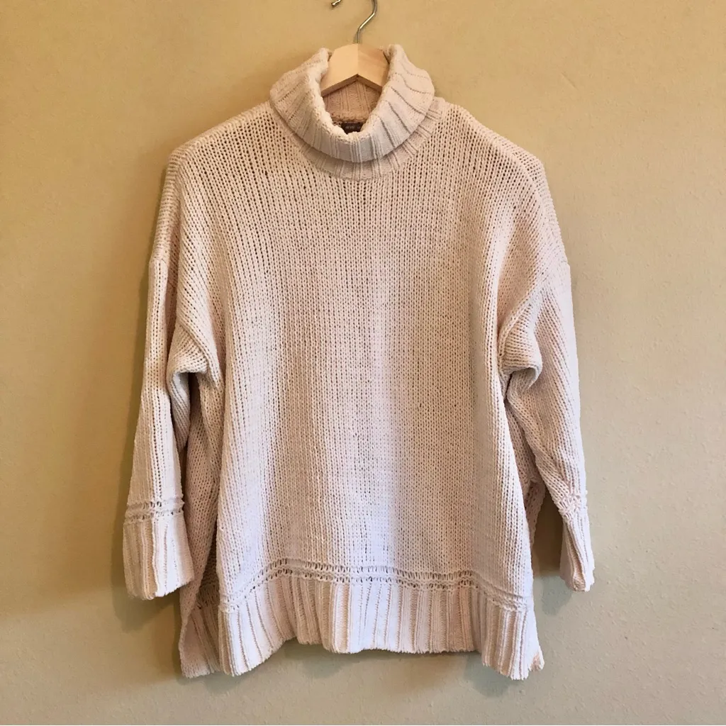 Aerie Oversized Chenille Turtleneck Sweater - Image 2