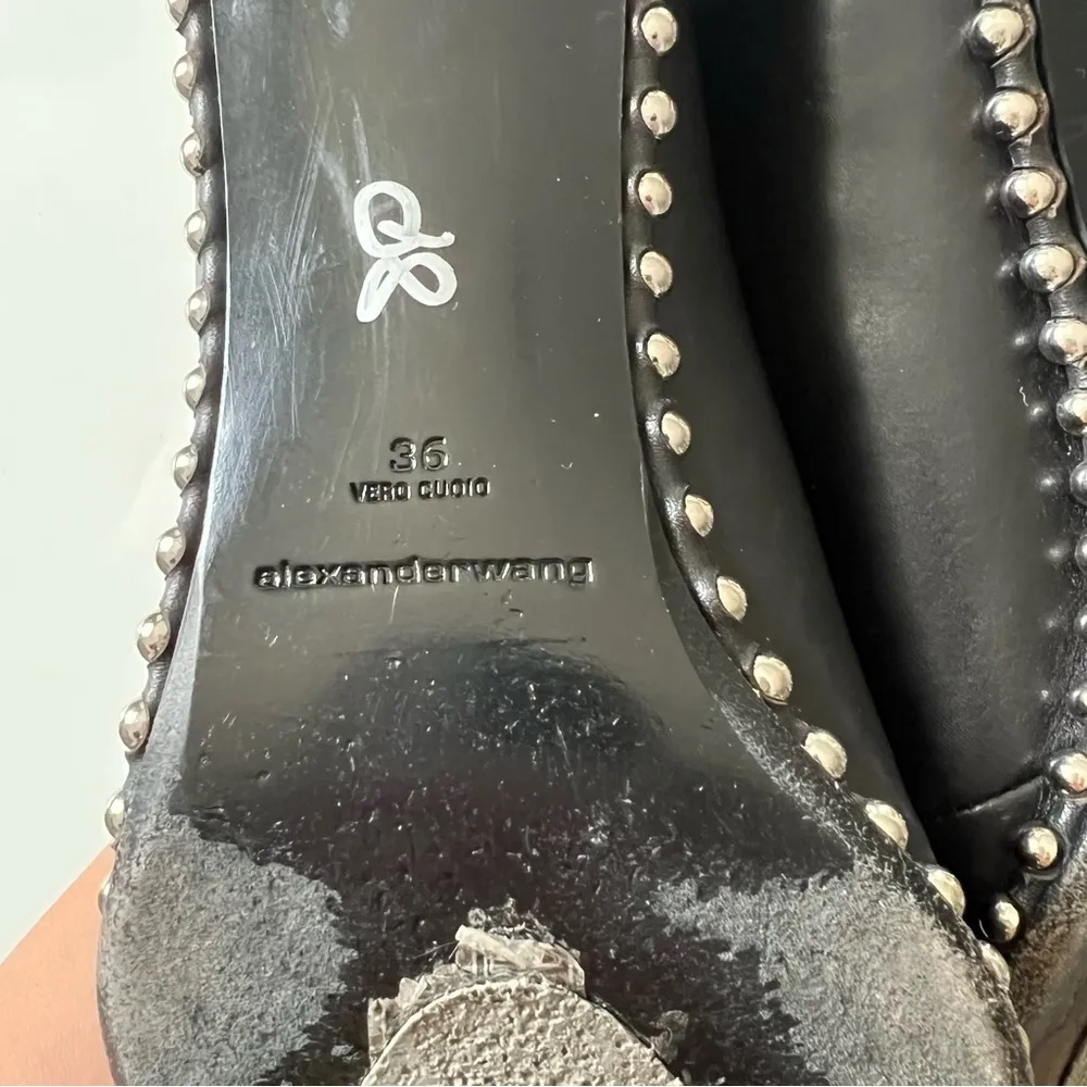 Alexander Wang Eri Studded Leather Ankle Boots In Black - Image 10