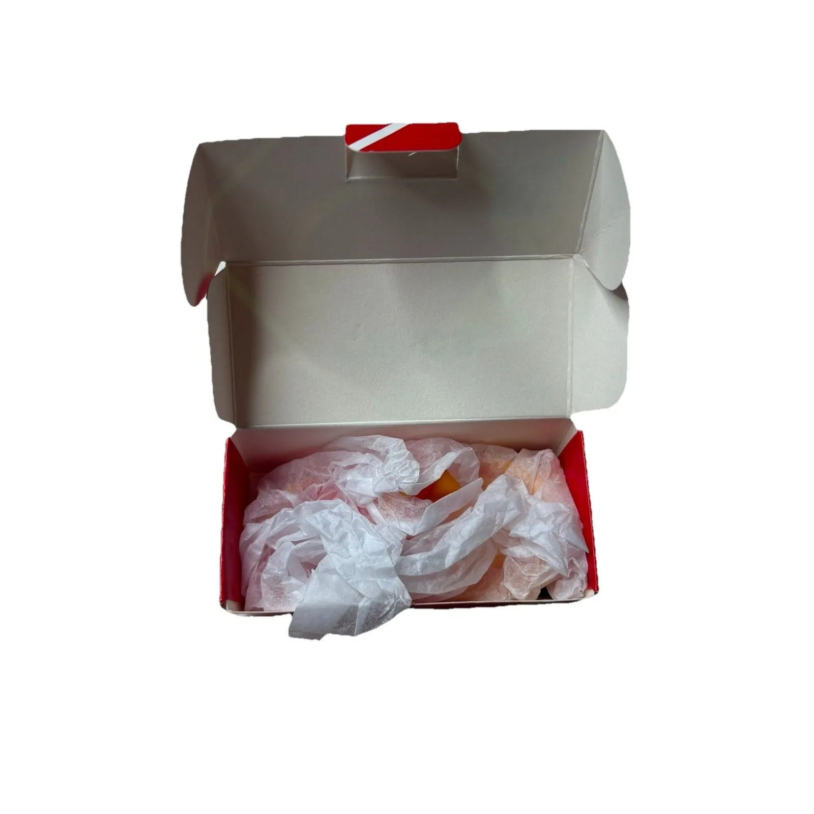 2024 McDonald's Mini Crocs Keychain Happy Meal Toy NEW IN BOX!! #3 Red Yellow - Image 4