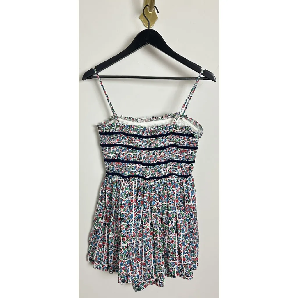 FREE PEOPLE Bali Checked Out Printed Dress in Gardenia Combo Size X-Small - Image 5