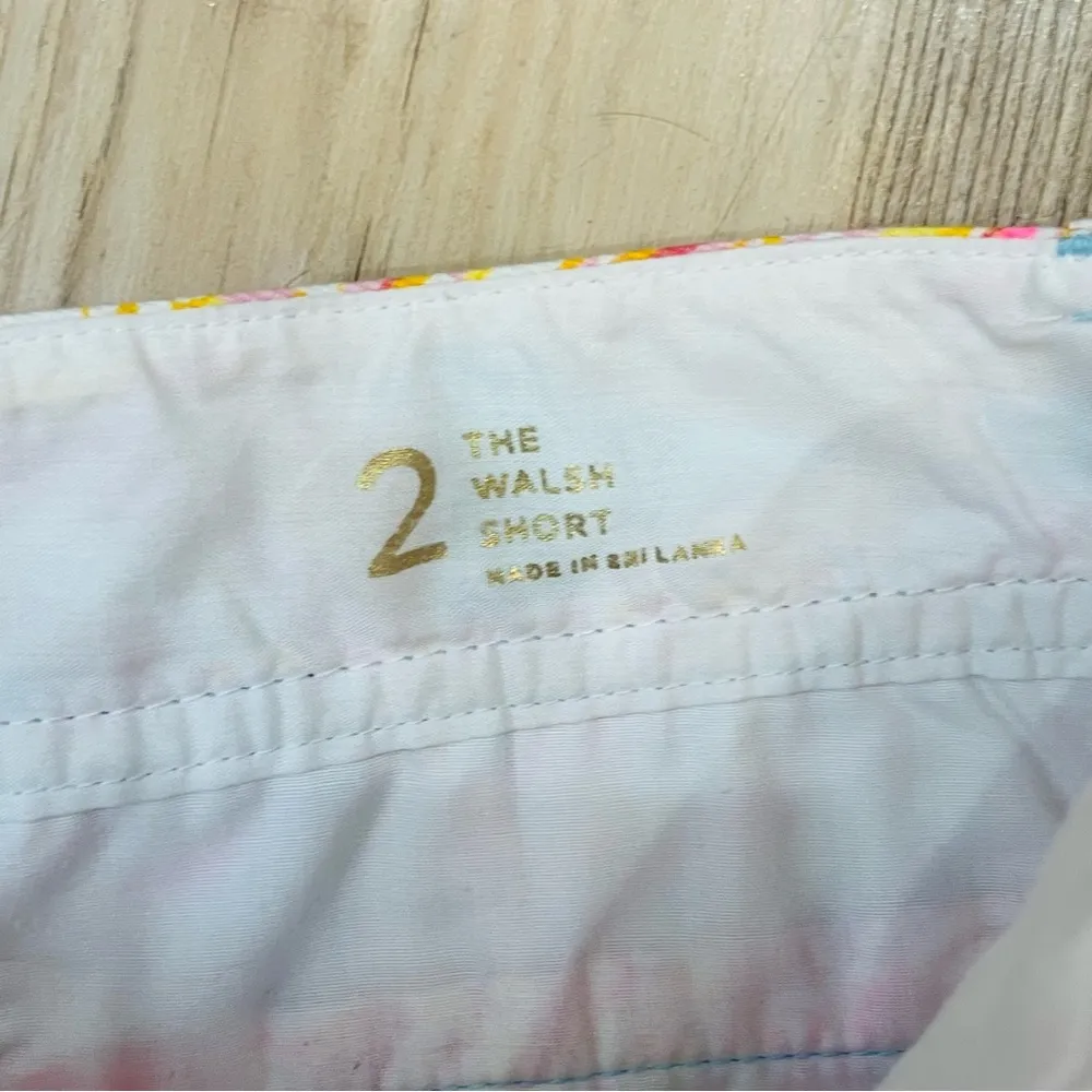 Lilly Pulitzer The Walsh Short Tini Bikini Blue Pink Fish Print Womens 2 - Image 4