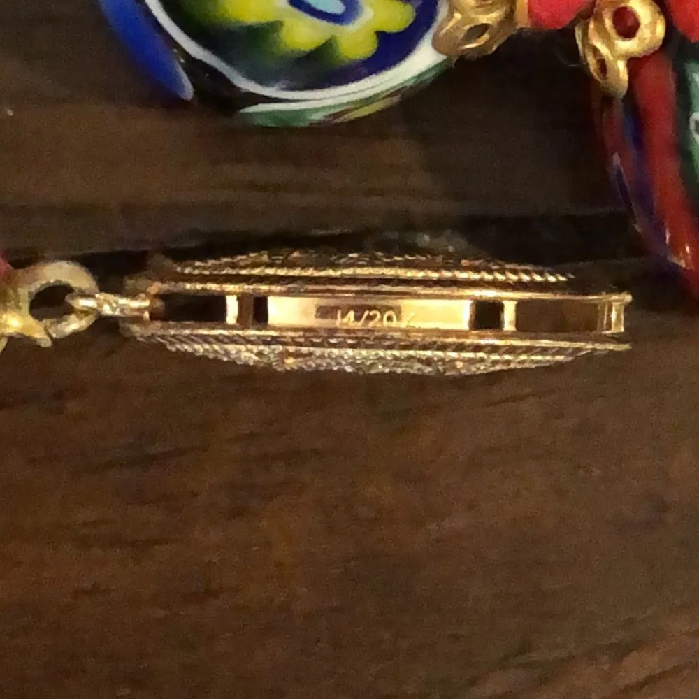 VINTAGE Graduated Millefiori Italian Hand Blown Glass Bead Necklace 24” - Image 8