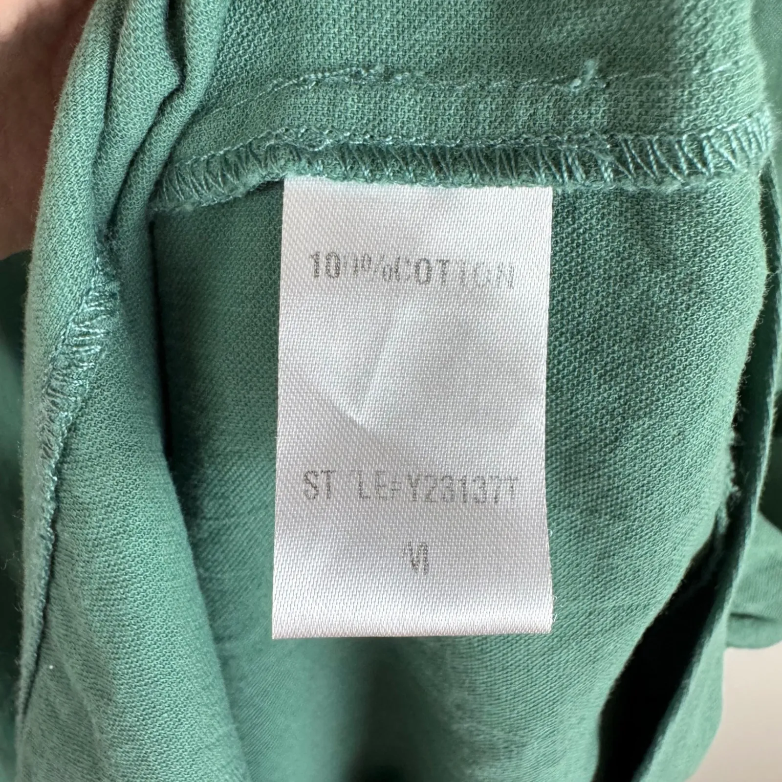 Pomander Place Tuckernuck‎ Pleated Mini Dress Medium Green V - Image 7