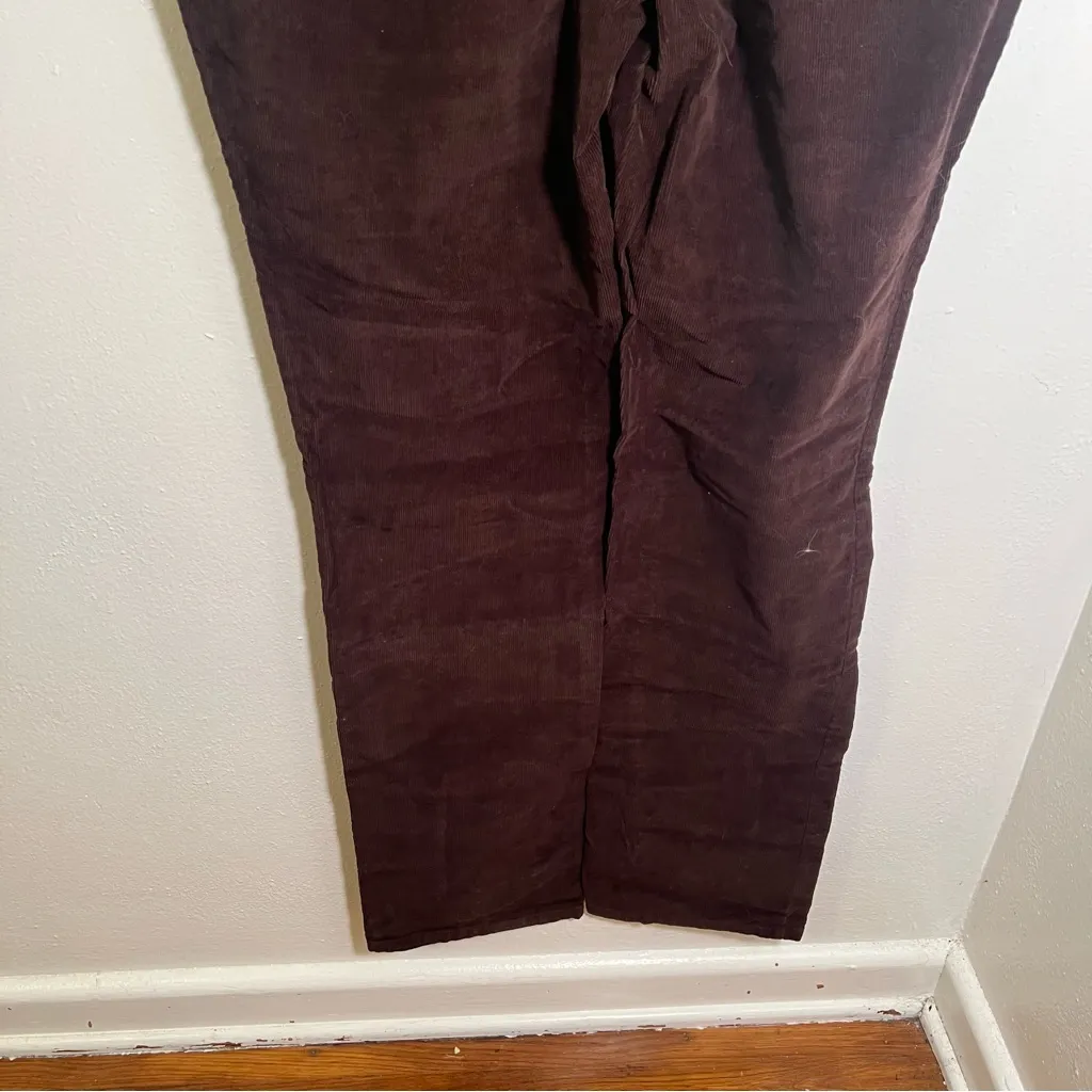 St. John’s Bay Corduroy Pant Brown Straight Leg 16UT - Image 9
