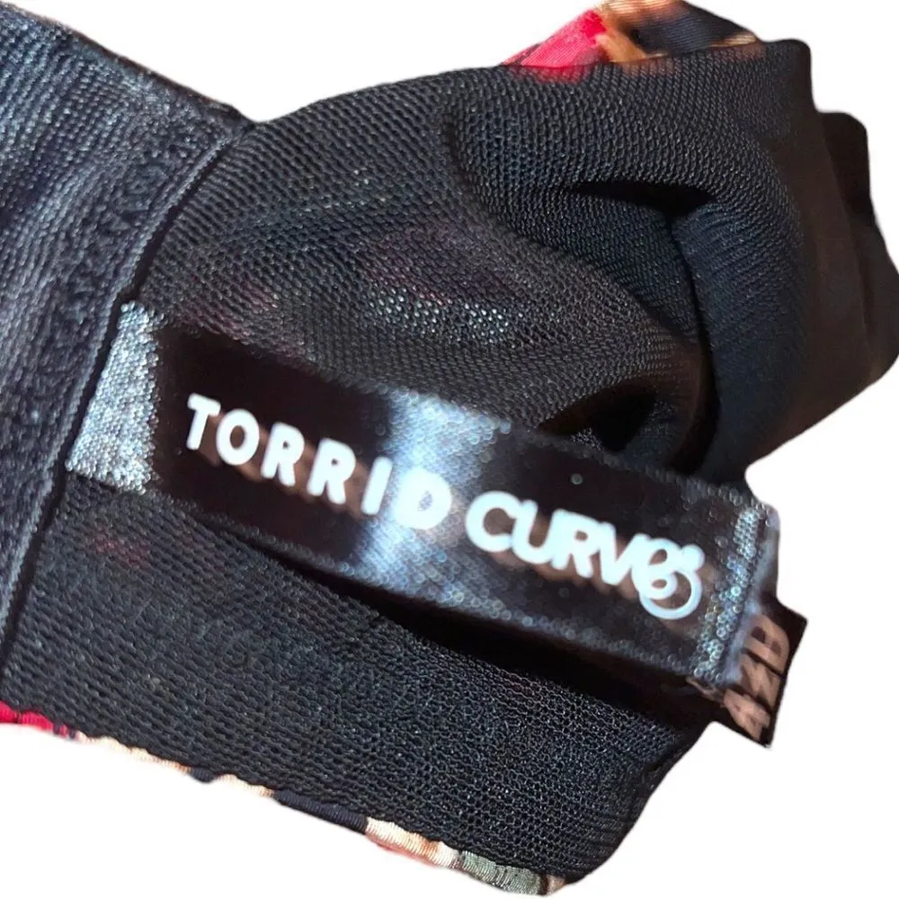 Torrid beautiful rose and leopard print bra! - Image 6