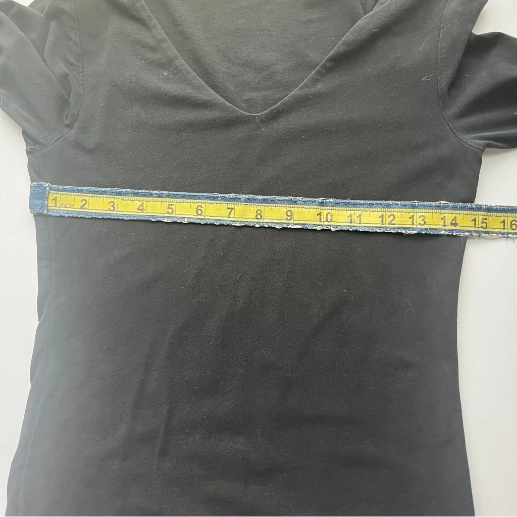 Boden Black Long Sleeve V - Image 6