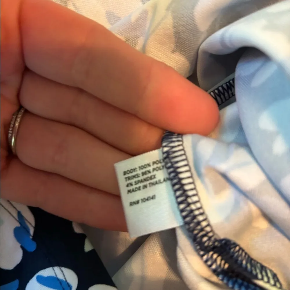 Lady Hagen Floral Breathable No Collar Golf Shirt - Image 6