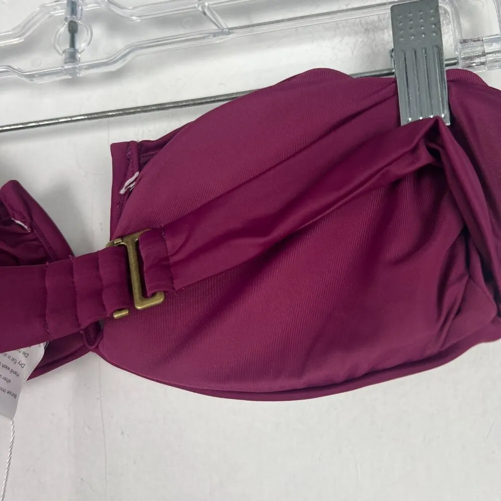 NWT Andie Swim The Scala Top Flat in Plum Purple Size Medium M NEW - Image 7