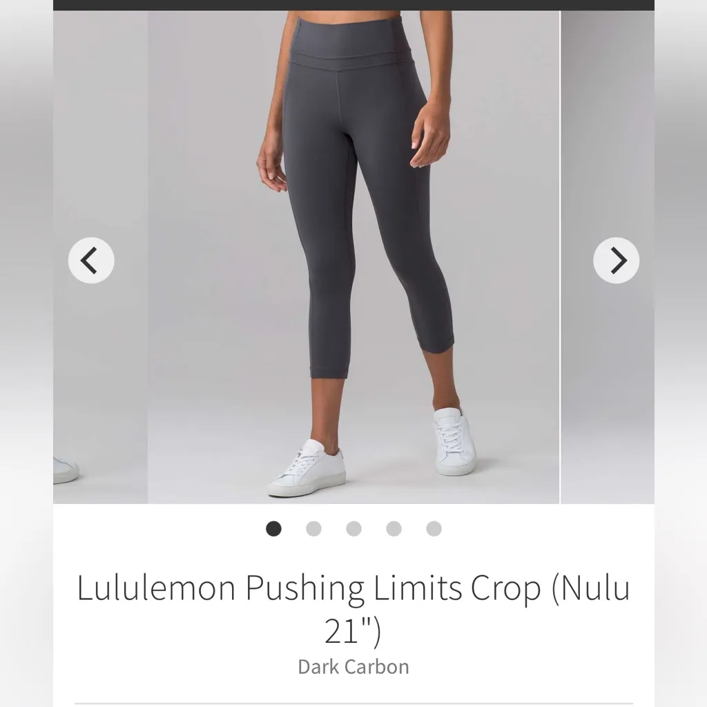 lululemon athletica Dark Gray Leggings - Image 5