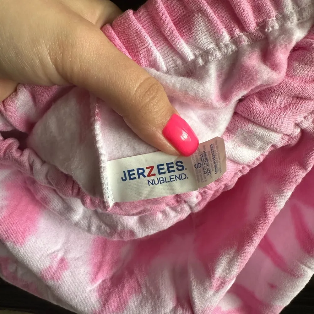 Pink Tie Dye  sweatpants unisex size S - Image 3