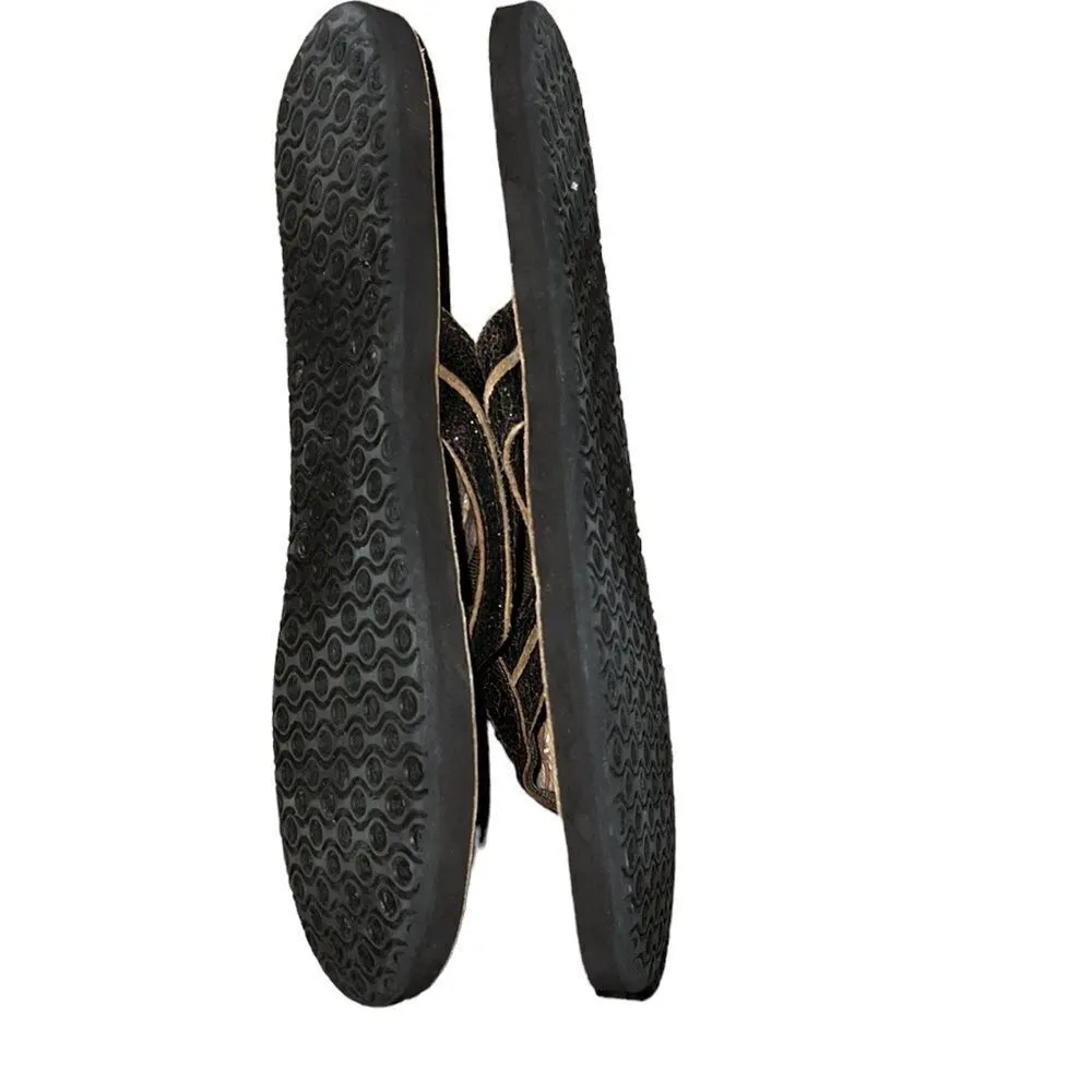 Reef Distressed Brown Leather Thong Sandals Size 10 - Image 3