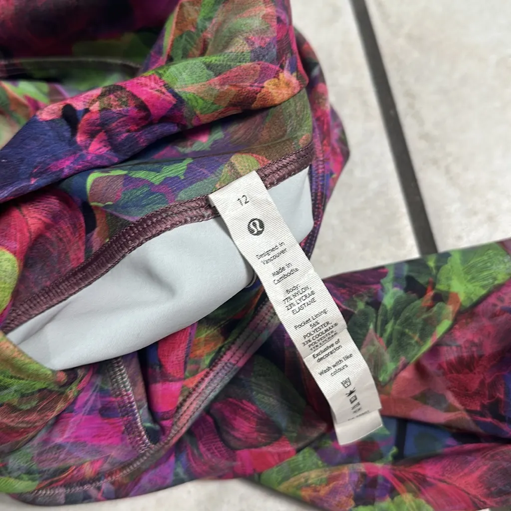 Lululemon Wunder‎ Train High-Rise Tight Vivid Floral Tone Multi - Image 11