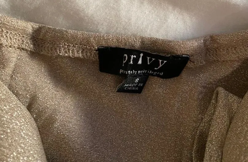 Gold Shimmer Top - Image 4