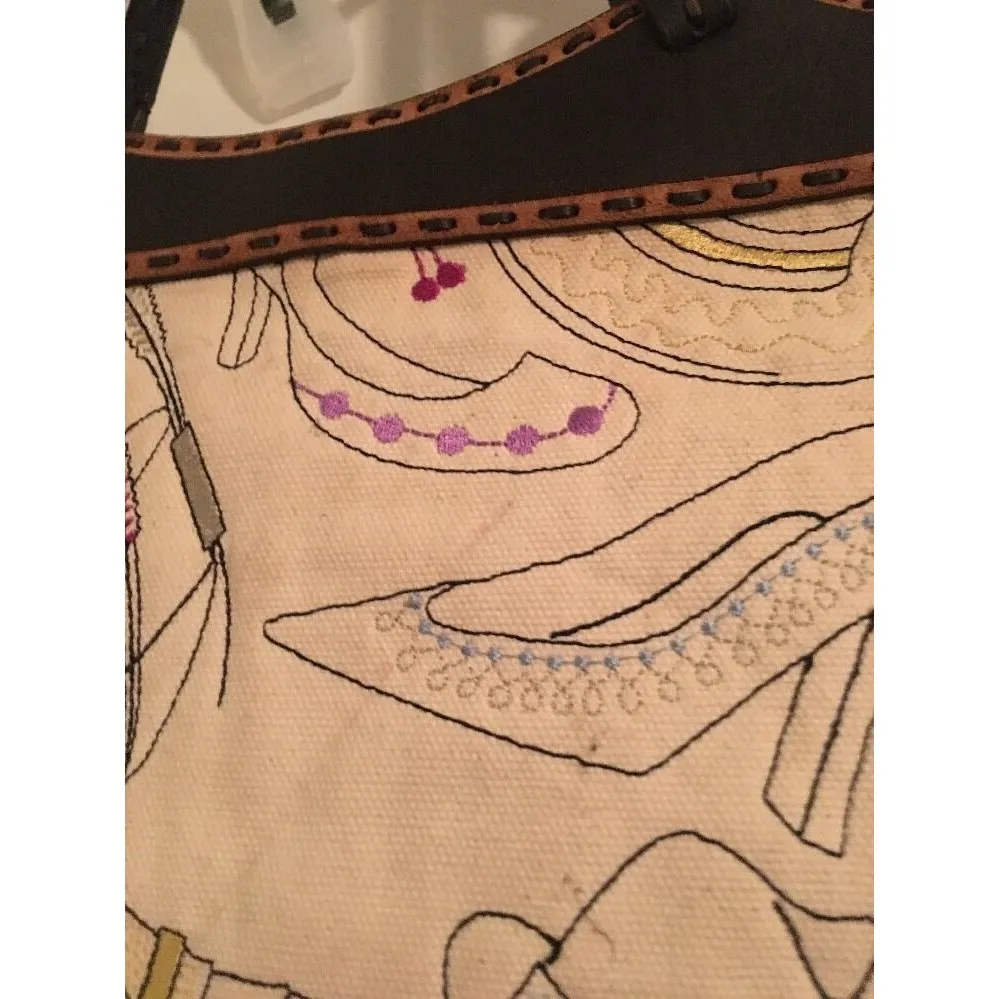 Antonio Melani Women's Print Handbag Purse Shoulder Bag Tote - Image 4