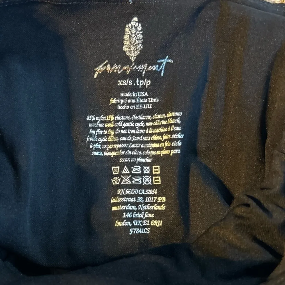 Free People Get Ripped Tee XS/S NWOT Black - Image 7