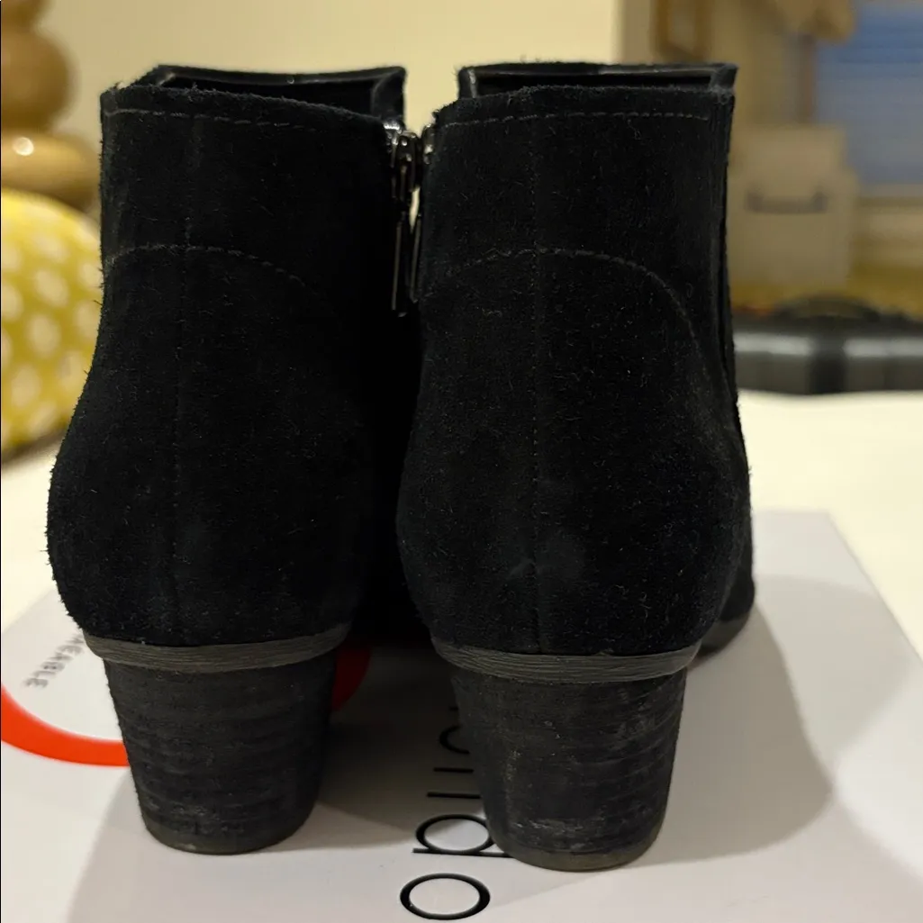 Blondo Black Suede Ankle Booties - Image 3
