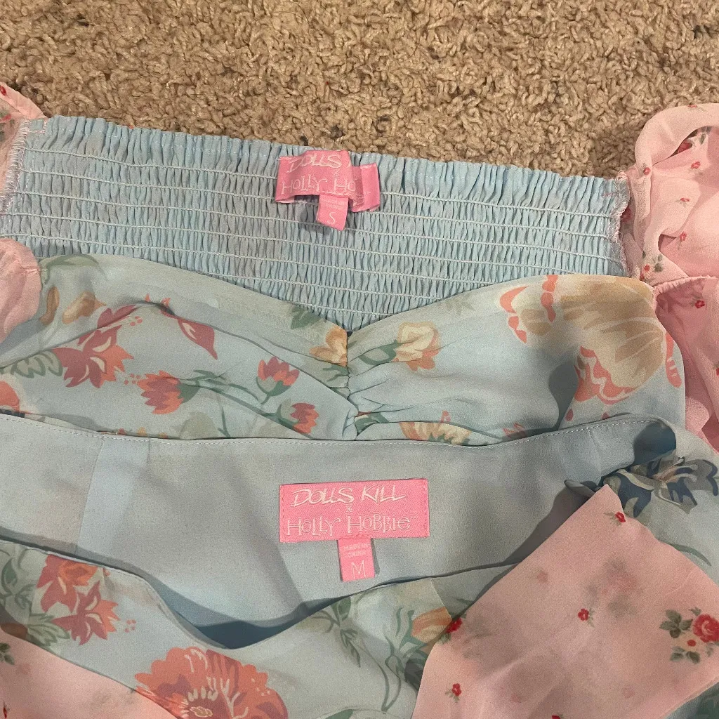  Dollskill x Holly Hobbie Floral Milkmaid Top and Mini Skirt Set  - Image 6