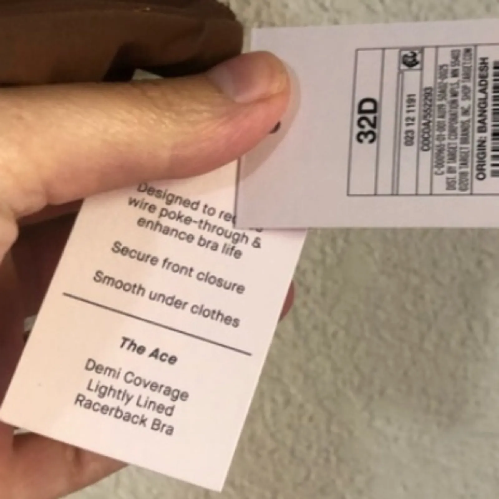 NWT Auden | Target The Ace brown front clasp bra NEW 32D Size undefined - Image 7