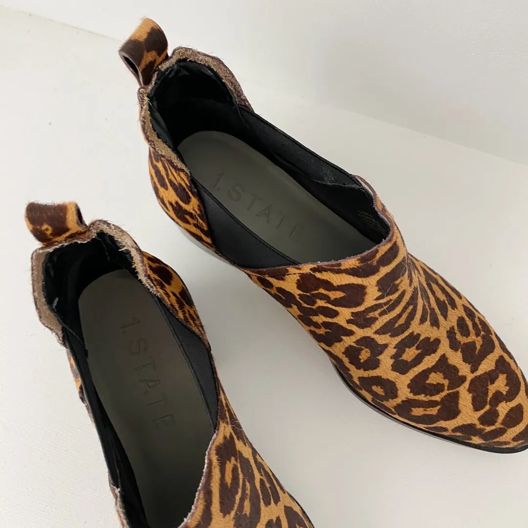 1. State Women’s Leopard Booties IDRUS Size 6.5 - Image 6