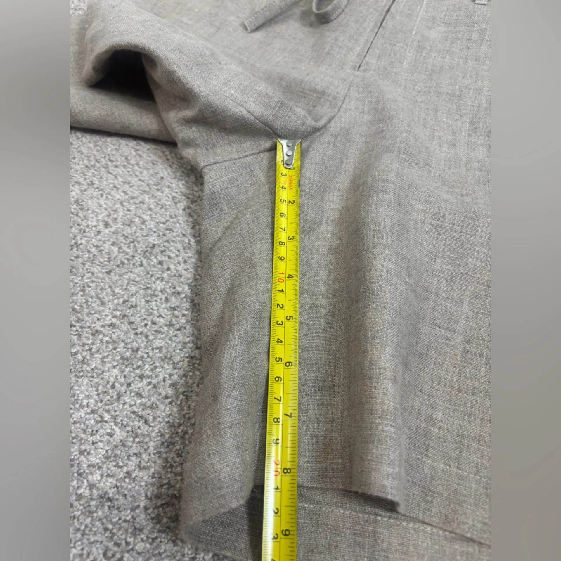 Linen Two Piece Matching Set Vest Shorts Softed Beachy Modern Medium - Image 10